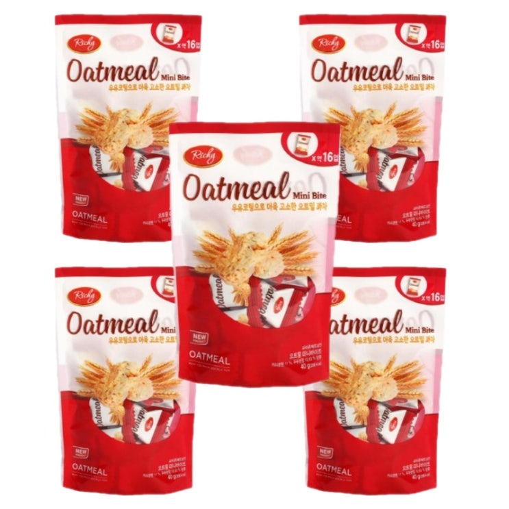 구매평 좋은 리치 오트밀 미니바이트, 40g, 5개 추천합니다 구매평 좋은 리치 오트밀 미니바이트, 40g, 5개 추천합니다