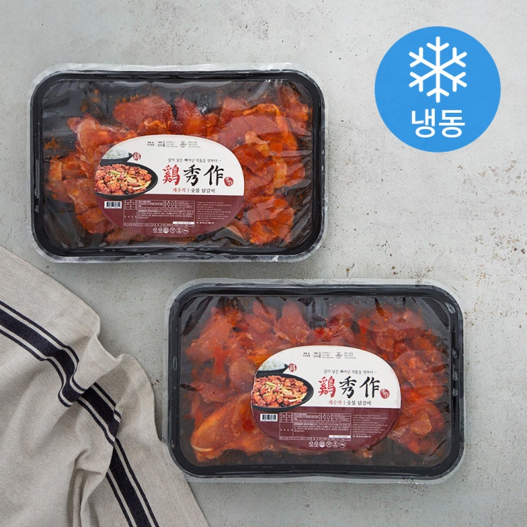 요즘 인기있는 계수작 숯불 닭갈비 (냉동), 400g, 2개 추천합니다