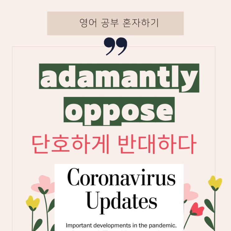  adamantly(단호하게),자치구(county),3주 연속으로 ( 영어 기사/고급영어문장해석하기)