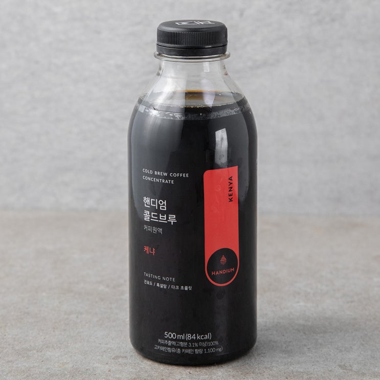 많이 팔린 핸디엄 냉장 콜드브루 커피원액 케냐, 500ml, 1개 추천해요 많이 팔린 핸디엄 냉장 콜드브루 커피원액 케냐, 500ml, 1개 추천해요