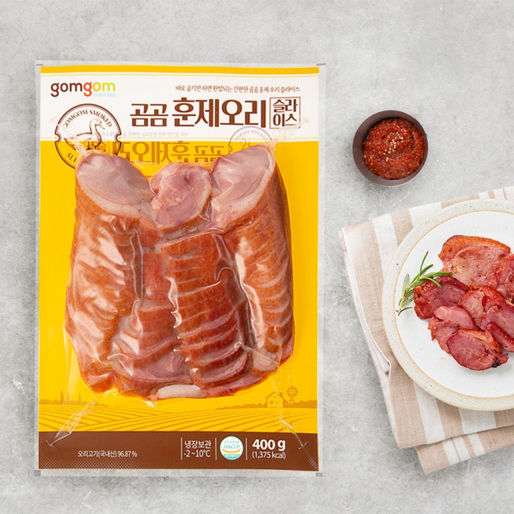 인기있는 곰곰 훈제 오리 슬라이스, 400g, 1개 좋아요 인기있는 곰곰 훈제 오리 슬라이스, 400g, 1개 좋아요