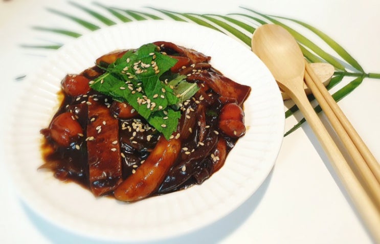  요똥도 성공하는 짜장떡볶이 만들기 w짜장가루 순한맛&매운맛