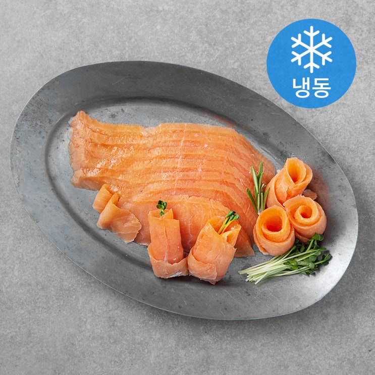  요즘 인기있는 훈제연어 슬라이스 (냉동), 300g, 1팩 ···