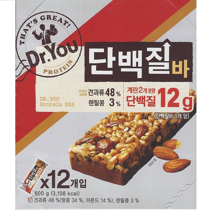 선호도 좋은 닥터유 단백질바 주머니쏙, 50g, 48개 ··· 선호도 좋은 닥터유 단백질바 주머니쏙, 50g, 48개 ···