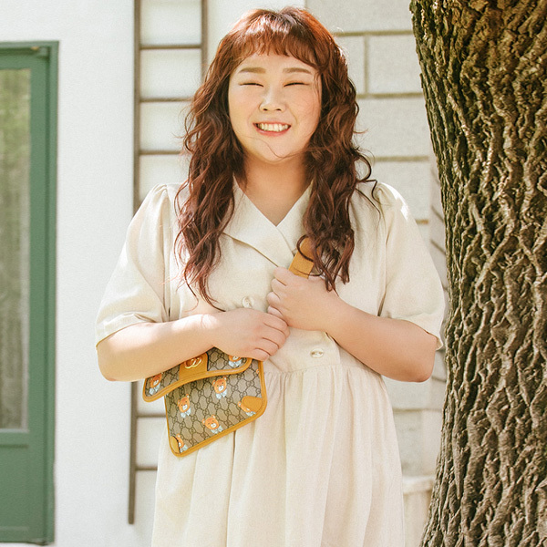  가성비 좋은 [김민경 화보] 벤리 린넨 카라 롱 원피스 59481빅사이즈 ···