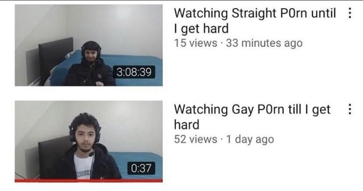 자신이 게이 성향인걸 안 유튜버