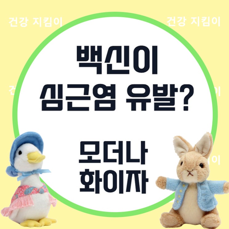  코로나 백신이 심근염을 유발할 수 있다?