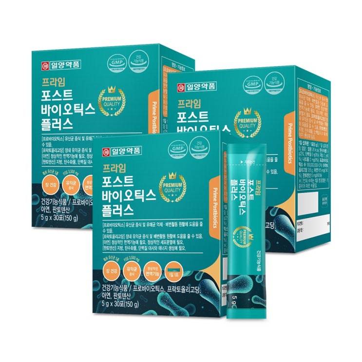 잘나가는 일양약품 프라임 포스트바이오틱스 플러스, 5g, 90개 좋아요 잘나가는 일양약품 프라임 포스트바이오틱스 플러스, 5g, 90개 좋아요