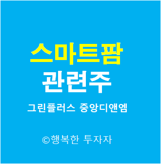 스마트팜 관련주 - 윤석열 정책주 - 그린플러스, 중앙디앤엠, 국순당 - 이재명 정책주