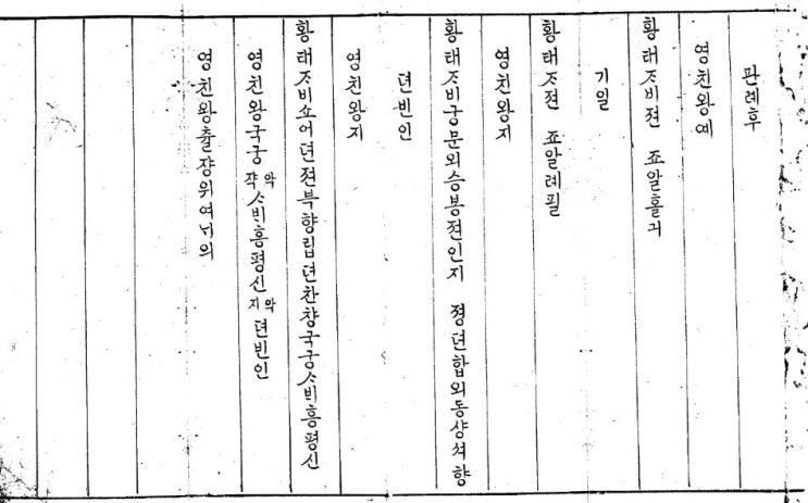  한글 홀기(笏記) / 숙주나물의 유래설