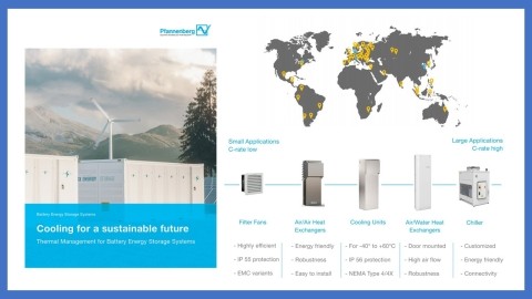 지속가능한 미래를 위한 냉각 : 판넨베그 에너지저장 장치(ESS) 온도관리 솔루션