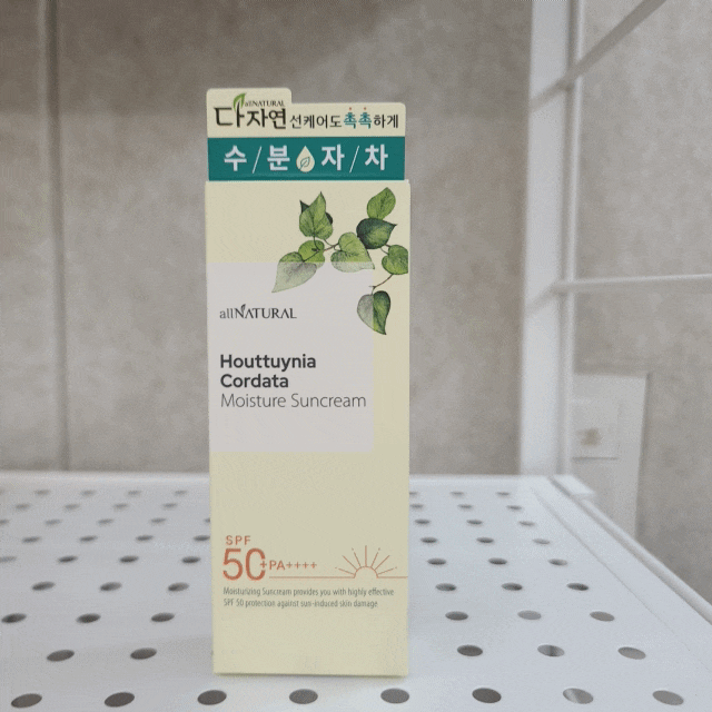  순한 선크림은 올리브영 어성초 수분 선크림으로!