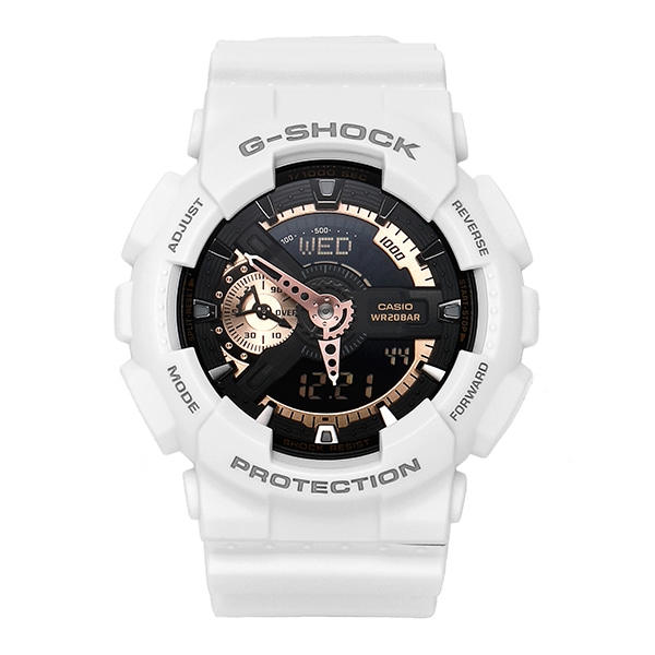 많이 찾는 지샥 G-SHOCK 지샥 GA-110RG-7A 빅 페이스 로즈골드 남성용 우레탄시계 55mm 추천해요