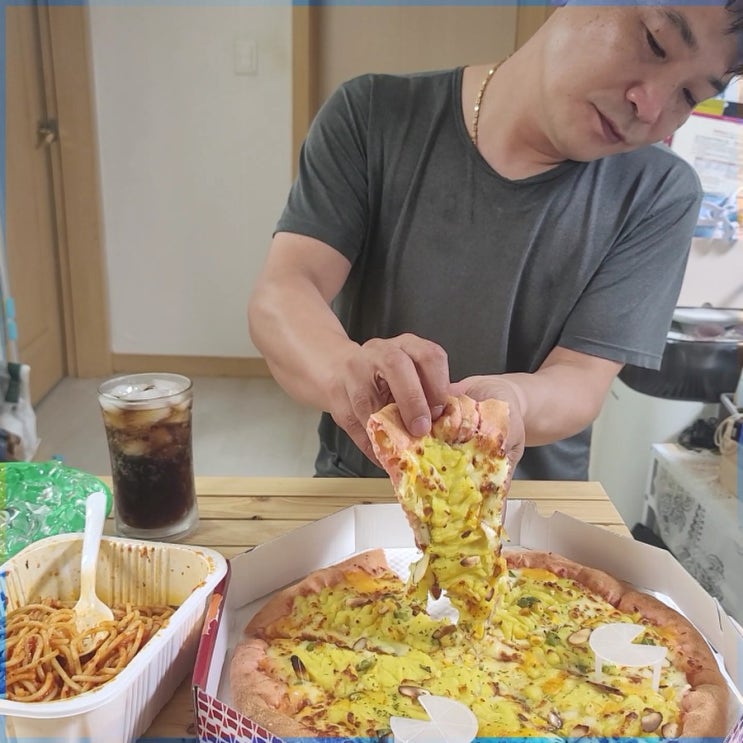  고잔동맛집 배달은 피자이탈리 피스타 세트