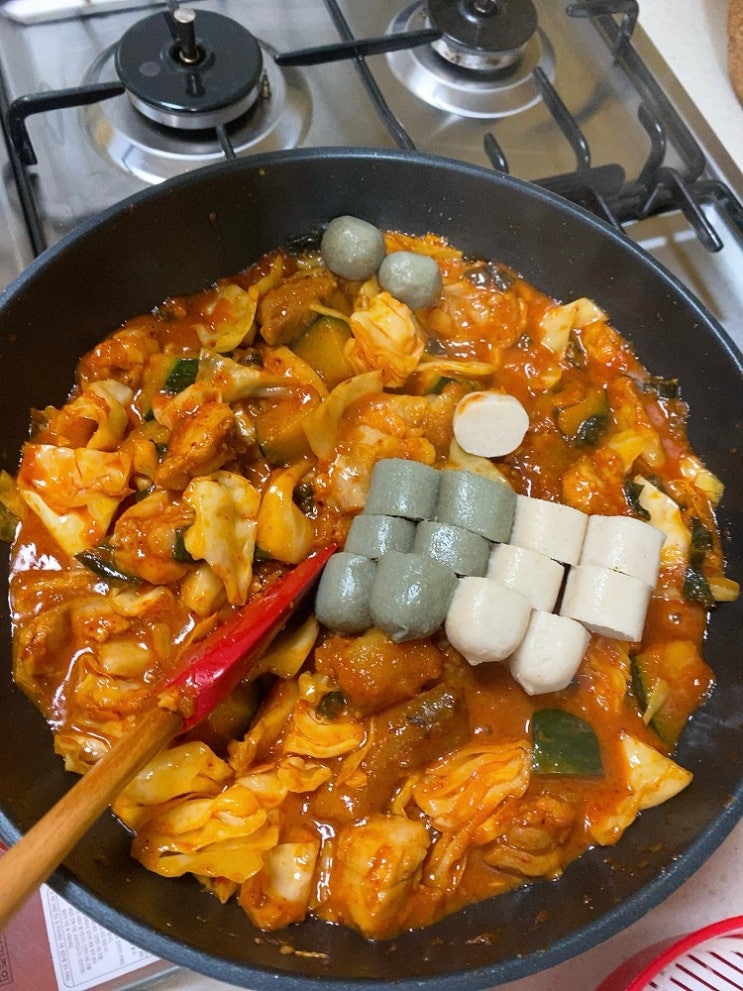 이가네떡볶이 보고 곤약가래떡을 이용한 닭갈비 만들기