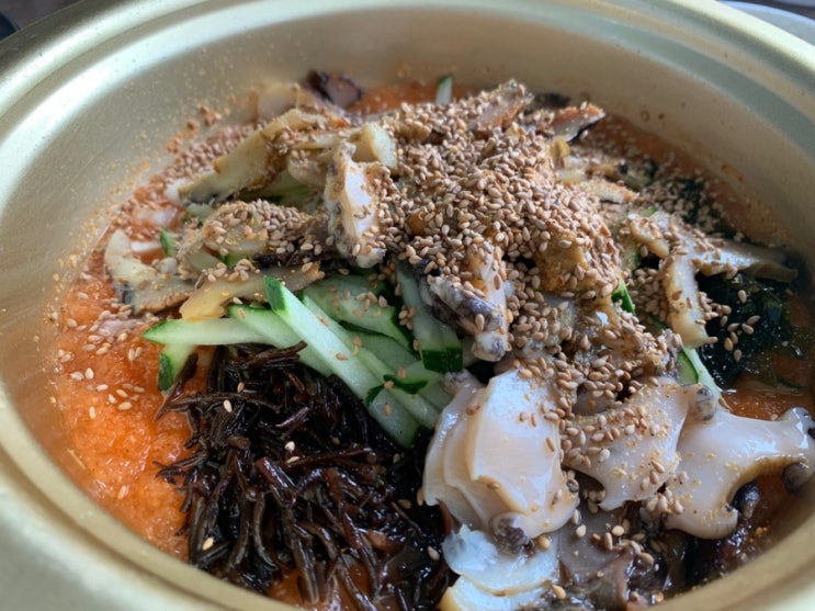  제주 막둥이해녀복순이네 성게칼국수 & 물회
