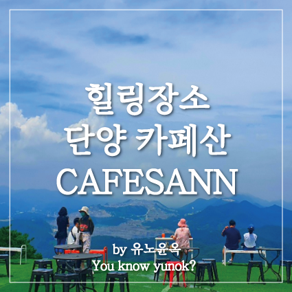  지금 오늘 여름휴가 단양 카페산 힐링
