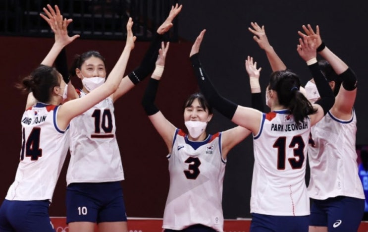 2020 Tokyo 도쿄올림픽 여자배구 토너먼트 8강전 한국 vs 터키
