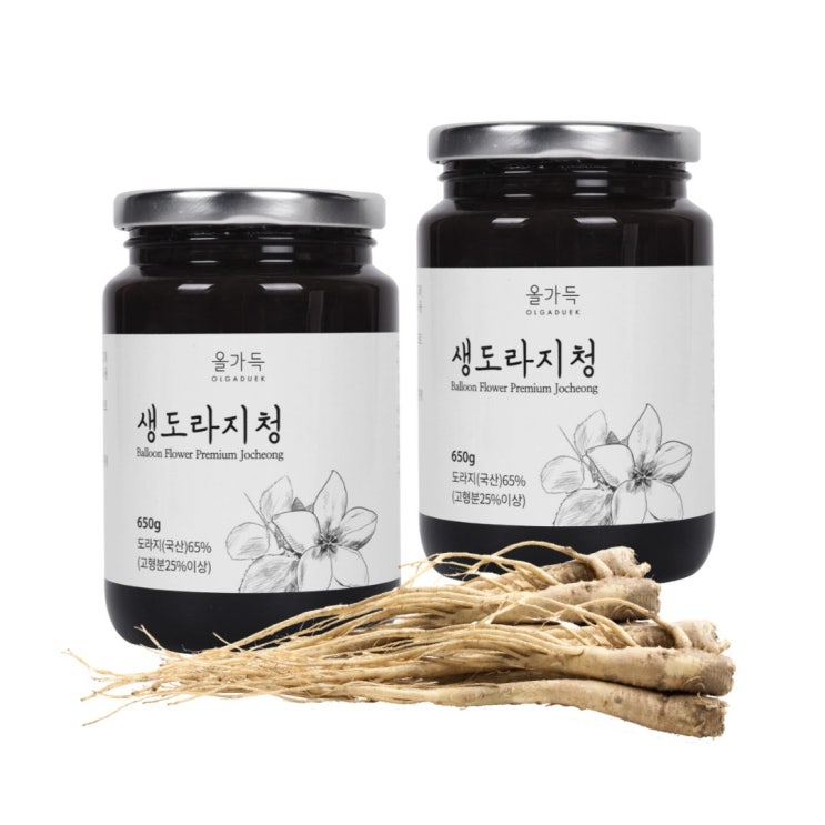 요즘 인기있는 올가득 생도라지청 650g 도라지진액 도라지청 약도라지청 ···