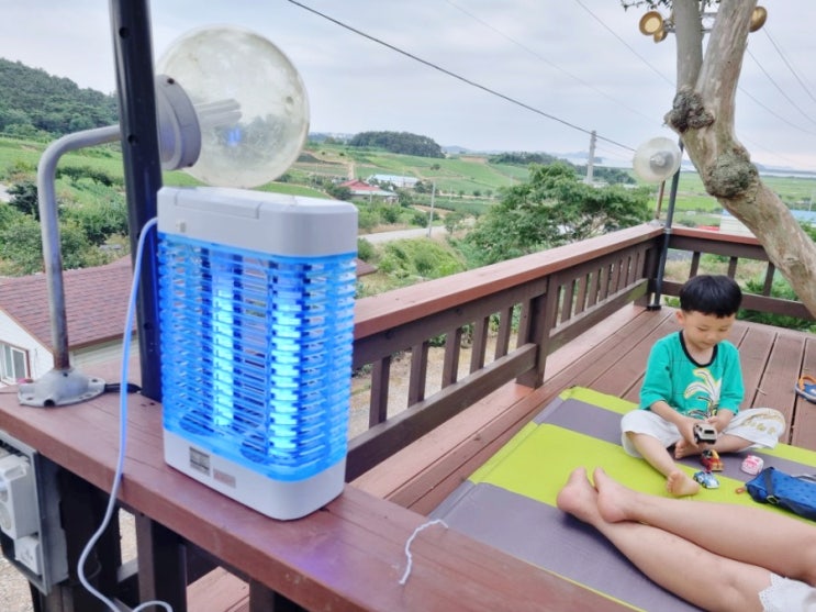 캠핑 모기퇴치기 전기포충기로 야외에서도 벌레 퇴치해요