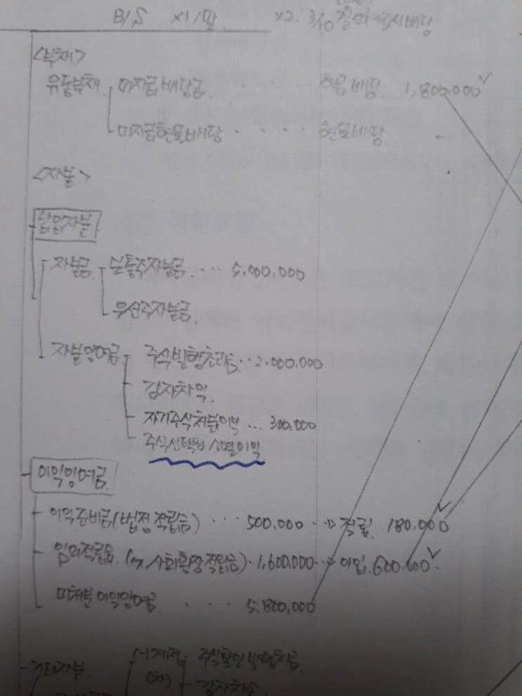  (그냥외우기)재무회계 12장 자본 목차