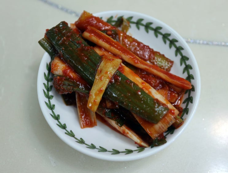  대파김치 춘천소금 100% 국내산 존맛탱 추천해요