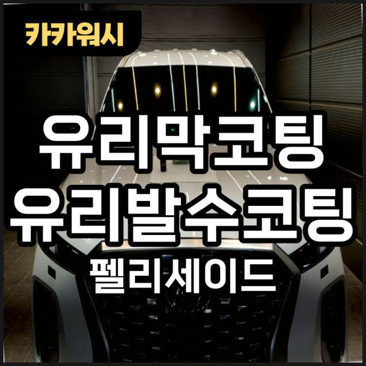  청주 손세차 청주 스팀세차 카카워시 디테일세차/유리막코팅 유리발수코팅 펠리세이드 신차관리 방법