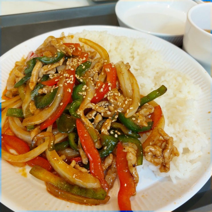  청담 왕돈까스 송도점 / 돈까스 맛집인데 고추잡채덮밥도 맛있네요!!