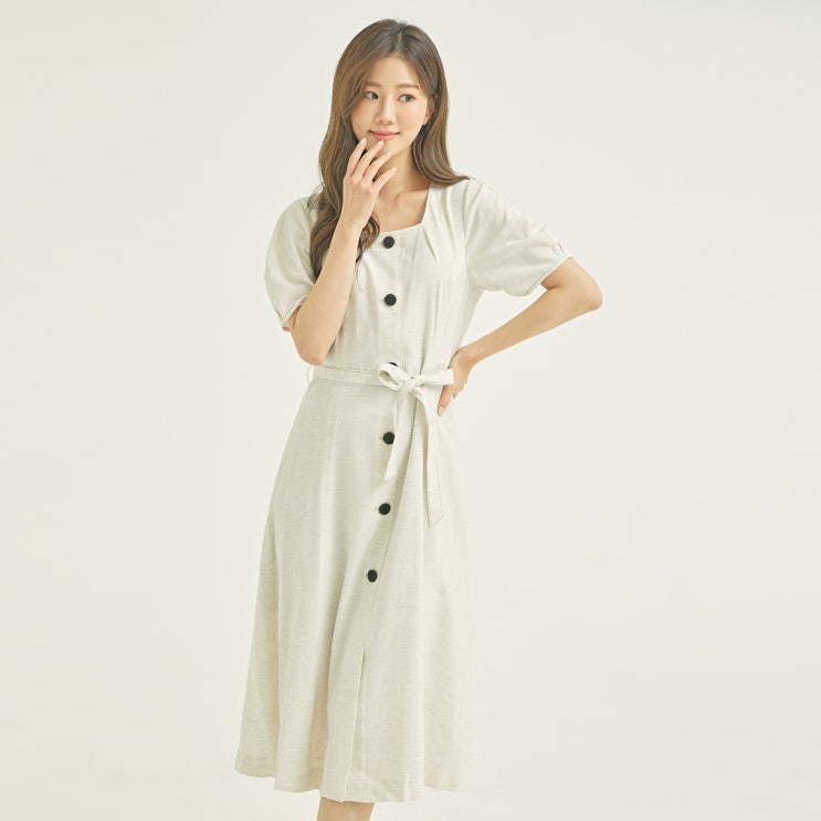 많이 팔린 로엠 린넨라이크 스티치 롱 원피스 ··· 많이 팔린 로엠 린넨라이크 스티치 롱 원피스 ···