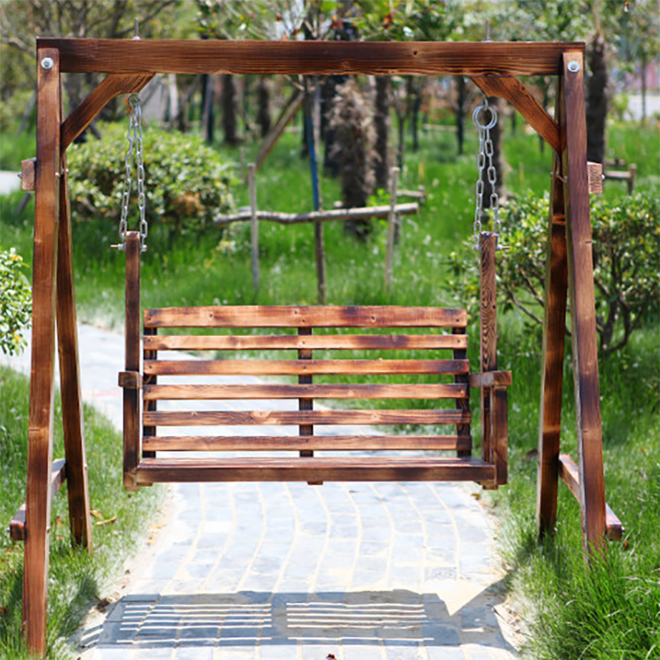 가성비갑 원목그네 야외용 그네의자 흔들 정원용 스윙 체어 해외직구 2DX2602, 사진색 추천합니다