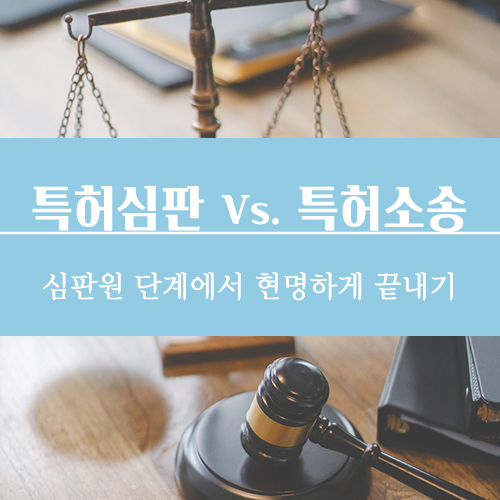특허심판과 특허소송 차이, 특허심판원에서 현명하게 끝내기