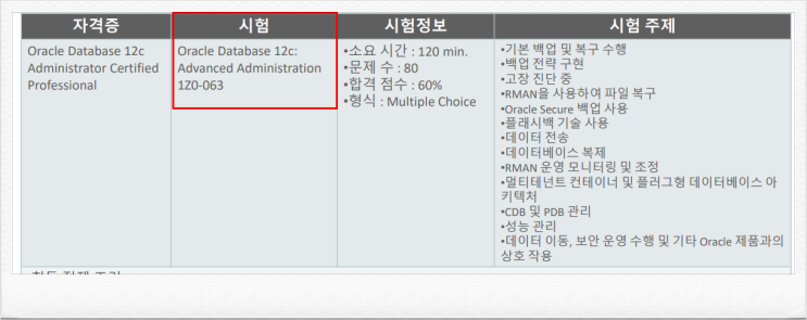  OCP자격증 오라클 시험 응시자격, 공부 방법 정리