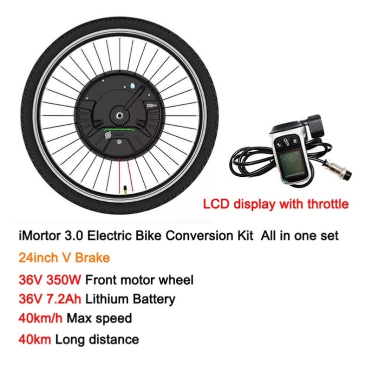 의외로 인기있는 Ebike 전기 자전거 변환 키트 배터리 전면 모터 휠 전기 Imotor 3.0 최대 속도 40 Km h MTB 자전거 액세서리 | 전기 자전거 | - 알리 익스프