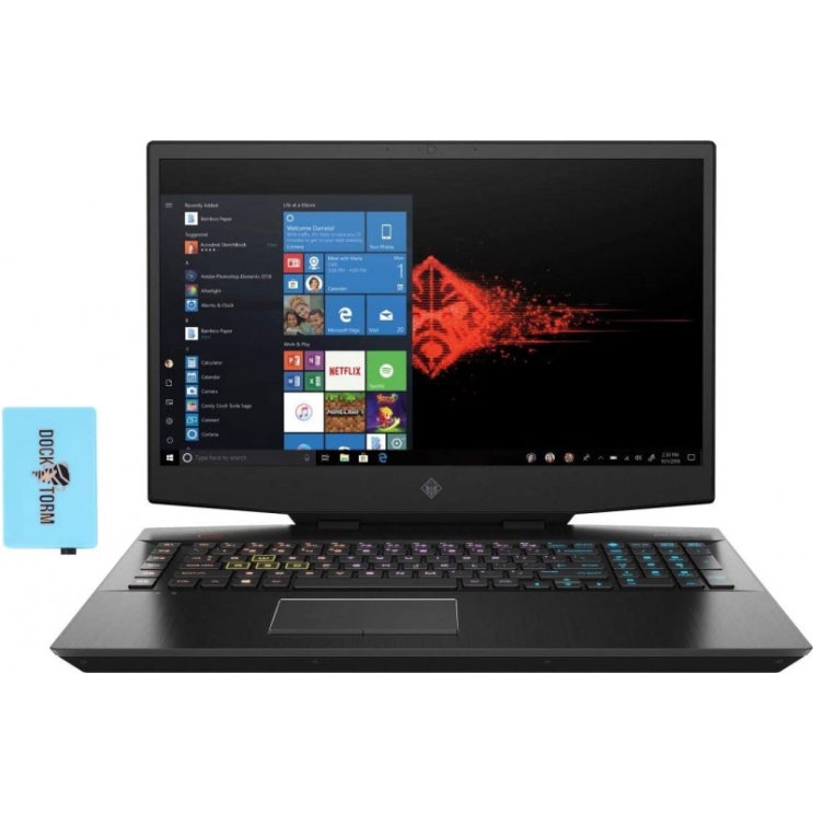인기있는 HP OMEN 17 Gaming and Entertainment Laptop (Intel i7-10750H 6-Core 64GB RAM 2TB m.2 SATA SSD RT