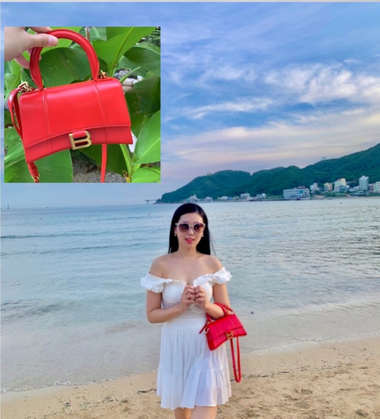  발렌시아가 아워글래스탑핸들  1년 사용후기, 코디,