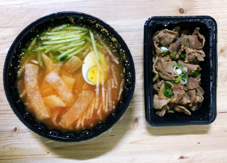  육쌈 냉면. '냉면쟁이 고기꾼' 내돈내산