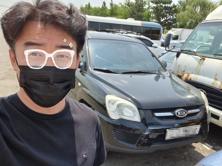  오래된 스포티지 중고, 수출 폐차 매입 가격 알아봐요!#엔진체크등
