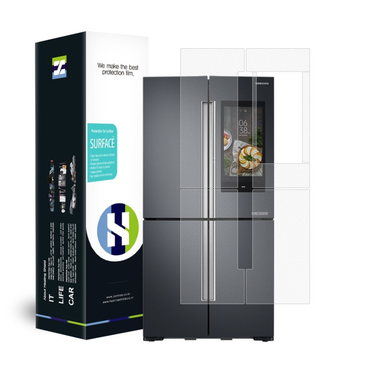 리뷰가 좋은 삼성 냉장고 T900 RF85N95A2SG 무광 외부보호필름세트 추천해요