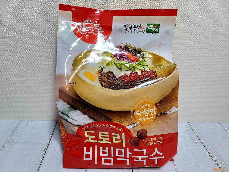  코스트코 백제 도토리 비빔 막국수 내돈내산 후기