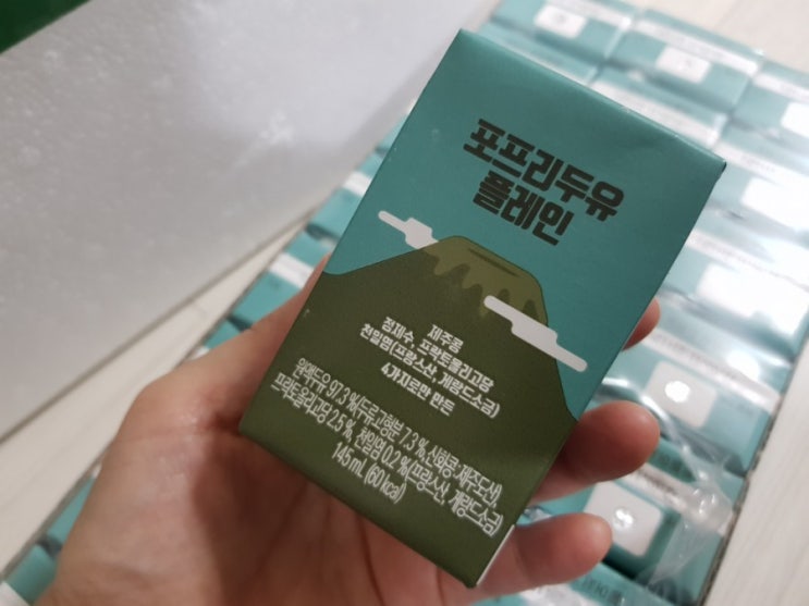  포프리 두유 계란 두부 참 맛있네요.