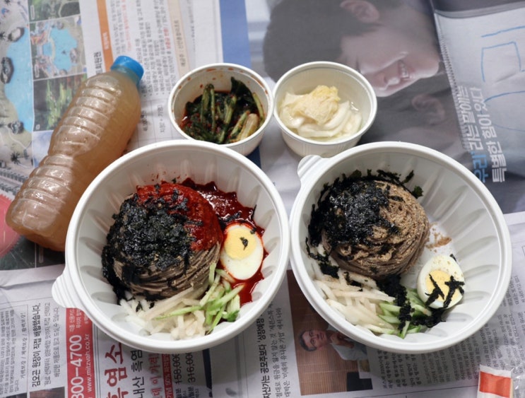  영종도막국수 방태막국수 포장해서 먹어도 맛집이네