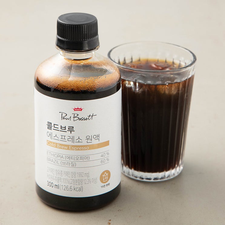 선호도 높은 폴바셋 콜드브루 에스프레소 원액, 300ml, 1개 ···