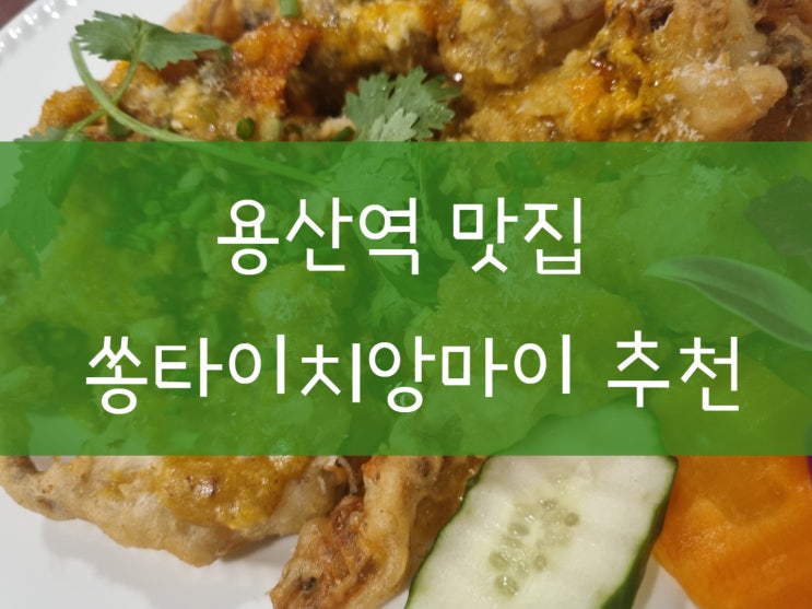  용산역 맛집 쏭타이치앙마이 팟타이 커리 다 역대급...! 강추합니다 (내돈내산)