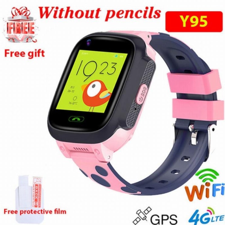 가성비 좋은 스마트시계 4G Kids Smart Watch IP67 방수 Smartwatch GPS, 연필없는 분홍색, 미국 버전 추천해요