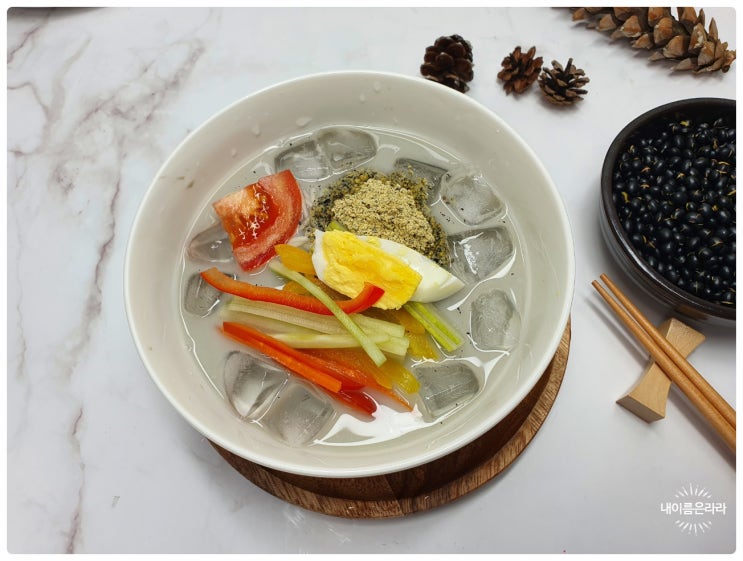  김수미 서리태콩국수 만들기 검은콩국수 맛있게 만드는 방법(수미네반찬 황금레시피)