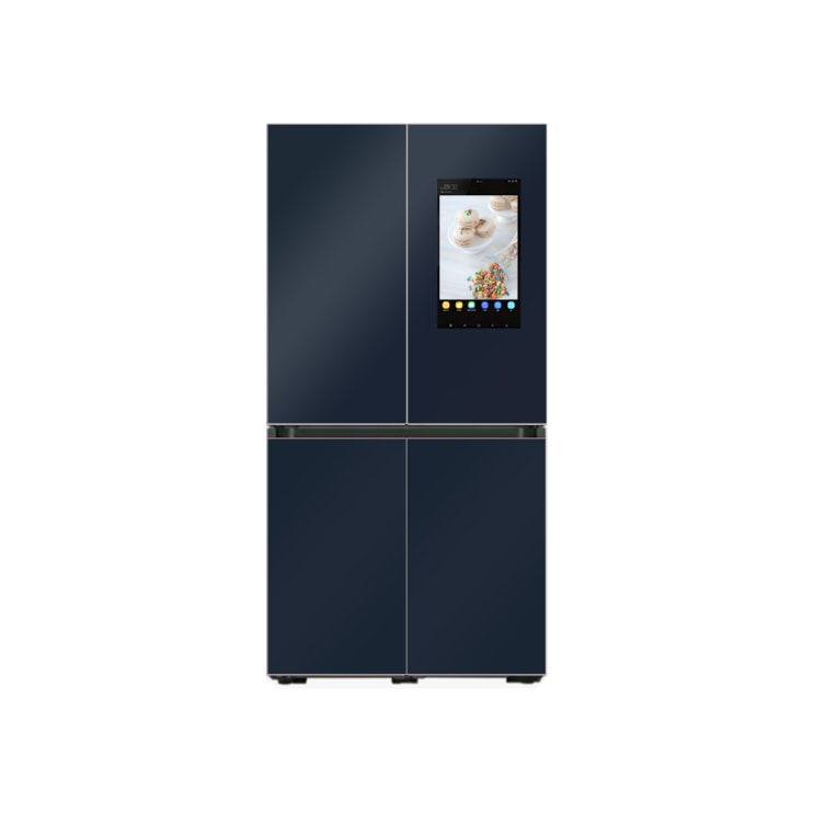 선택고민 해결 삼성전자 비스포크 냉장고 패밀리허브 1등급 RF85T95G1APN, 단품 ···