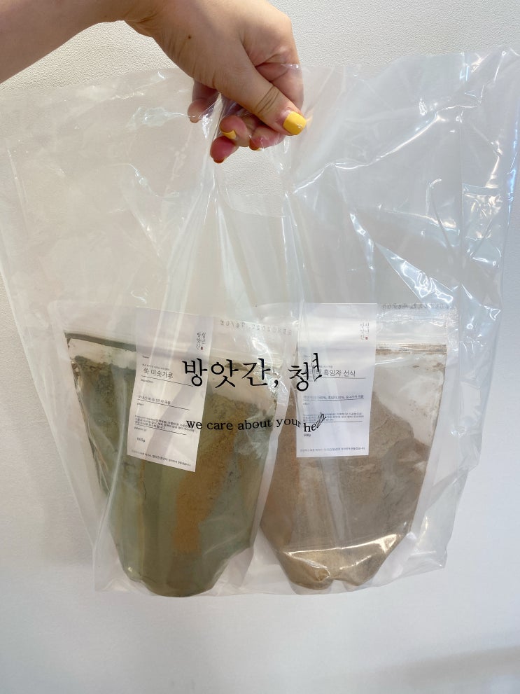  미숫가루/선식 추천 : 방앗간청년 쑥미숫가루, 서리태 흑임자 선식 후기