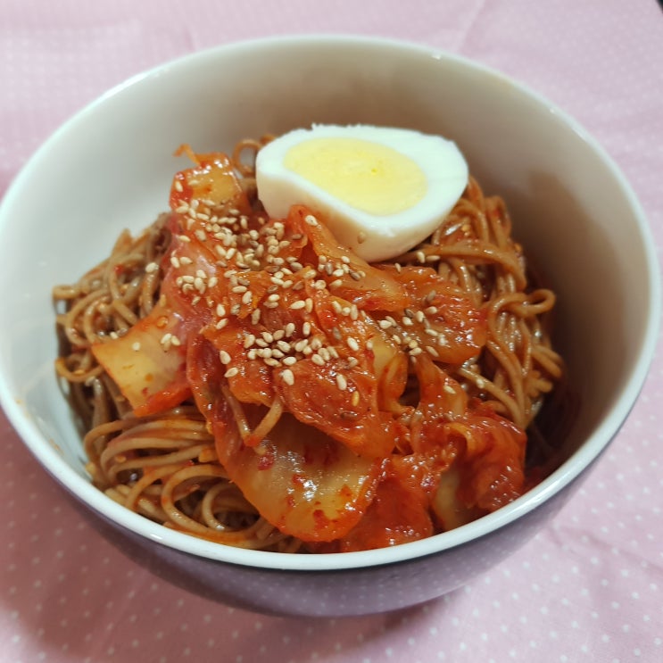  봉평메밀국수 매콤달콤 양념장 비빔국수 여름에 좋은이유5가지?