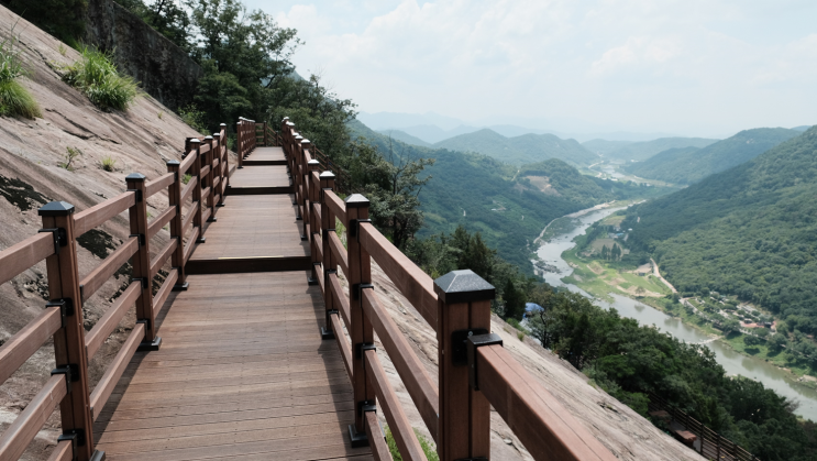  순창 용궐산 하늘길 |  탁트인 하늘, 산, 길 그리고 섬진강
