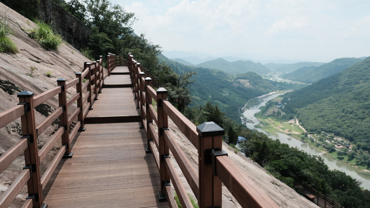 순창 용궐산 하늘길 |  탁트인 하늘, 산, 길 그리고 섬진강